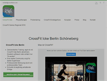 Tablet Screenshot of crossfiticke.com